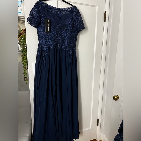 Dylan & Davids Short Sleeve Mother of the Bride Formal Dress NWT - Picture 3 of 5